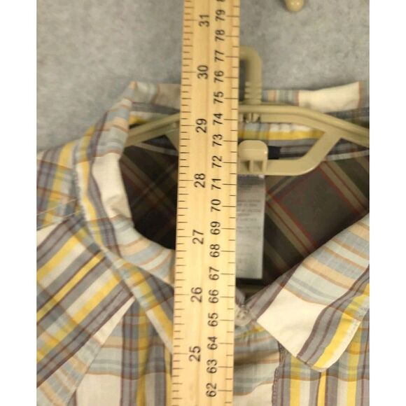 Patagonia Mens Button‎ Down Shirt Long Sleeve Large Organic Cotton Plaid Flannel - Picture 8 of 8